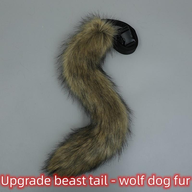 Handmade Lolita Simulation Upgrade Beasttail Plush Accessory