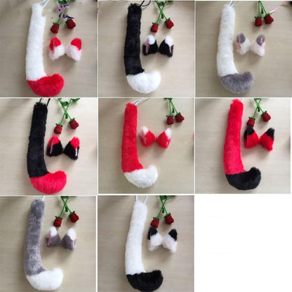 Five Piece Set Kawaii Fox Ear Fox Tail