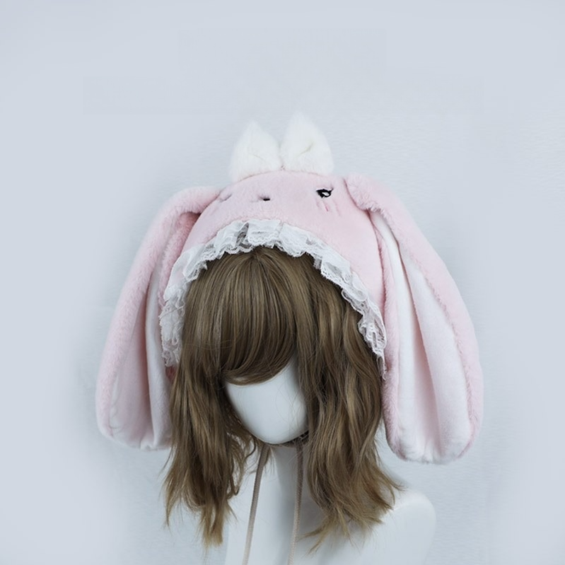 Dropped Ears Rabbit Hat Furry Accessory Lolita Style Hat