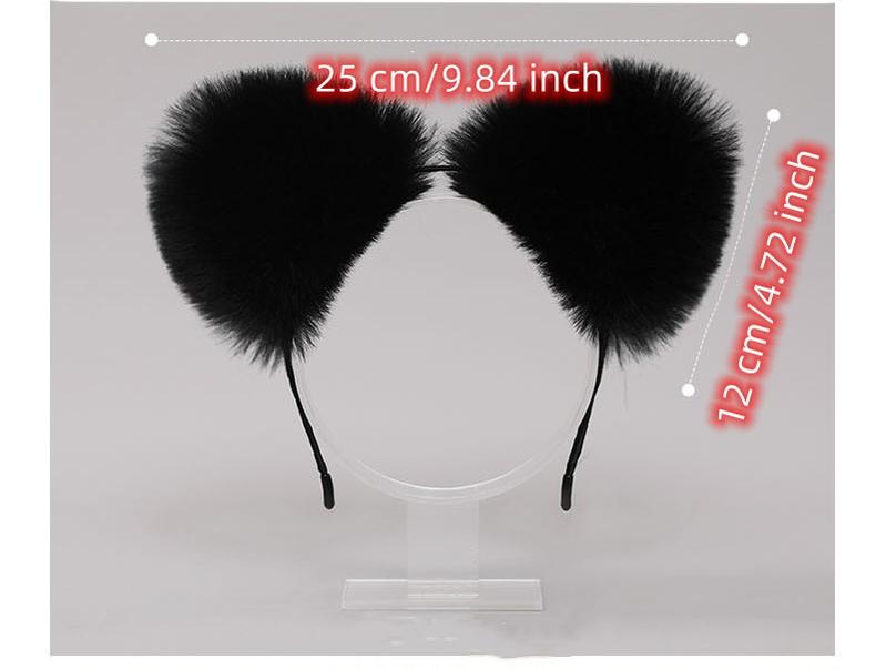 Cute Japanese Kawaii Plush Fox and Cat Ear JK Accessory