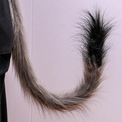 Handmade Kawaii Furry Cat Tail Animal Tail Cosplay Props