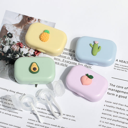 Carton Fruit Contact Lens Case Kit