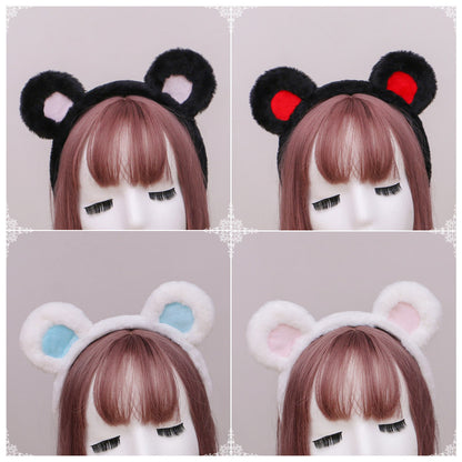 Japanese Style Cute Plush Bear Ears Kigurumi Accessories