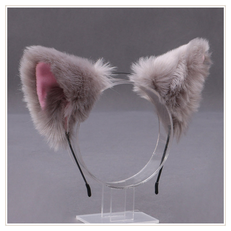 Lovely Cochlear Fox Hairband Plush Animal Ears Hair Accessories