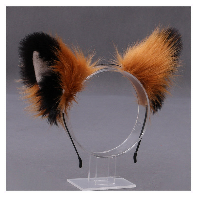 Lovely Cochlear Fox Hairband Plush Animal Ears Hair Accessories