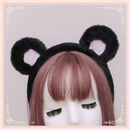 Japanese Style Cute Plush Bear Ears Kigurumi Accessories