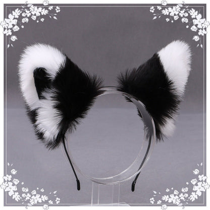 Lovely Cochlear Fox Hairband Plush Animal Ears Hair Accessories