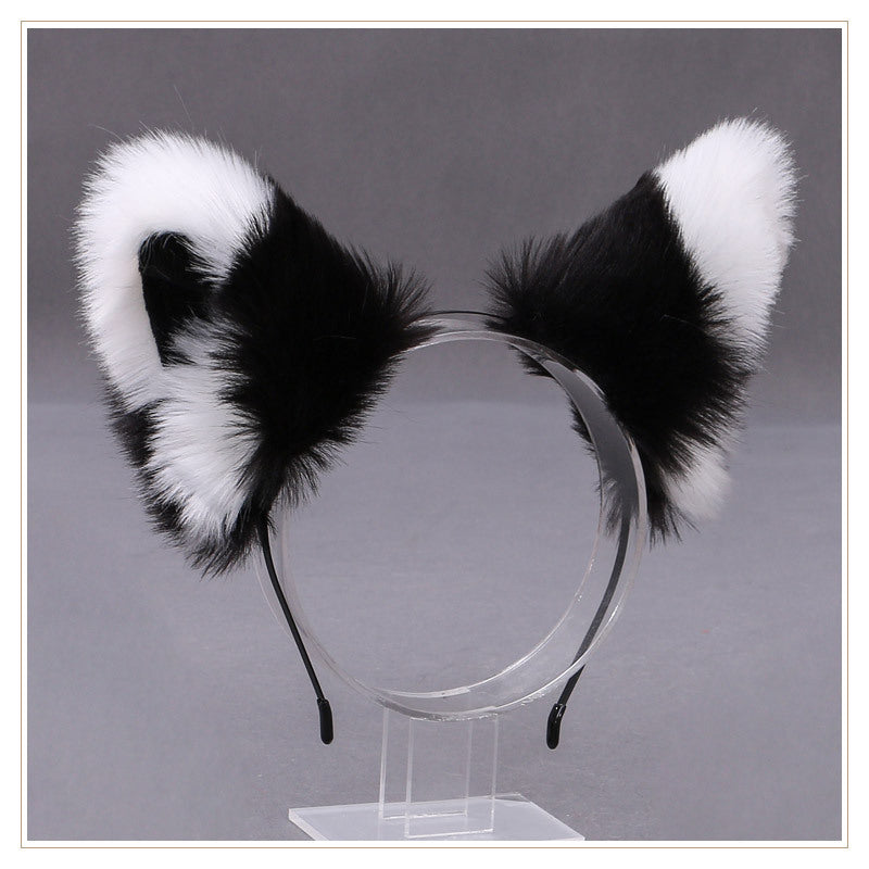 Lovely Cochlear Fox Hairband Plush Animal Ears Hair Accessories