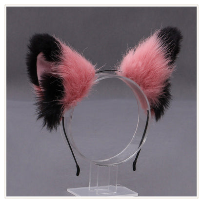 Lovely Cochlear Fox Hairband Plush Animal Ears Hair Accessories