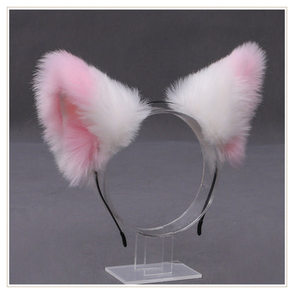 Lovely Cochlear Fox Hairband Plush Animal Ears Hair Accessories