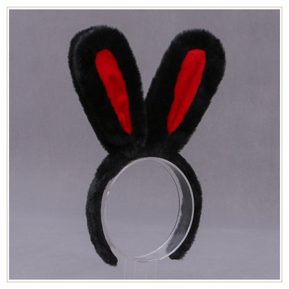 JK Uniform Rabbit Ears Hair Hoop Furry Cos Accessories