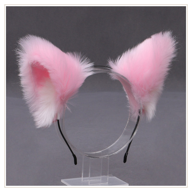 Lovely Cochlear Fox Hairband Plush Animal Ears Hair Accessories