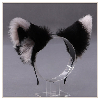 Lovely Cochlear Fox Hairband Plush Animal Ears Hair Accessories