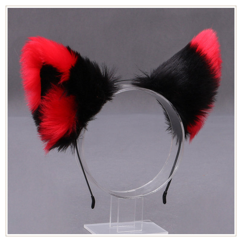 Lovely Cochlear Fox Hairband Plush Animal Ears Hair Accessories