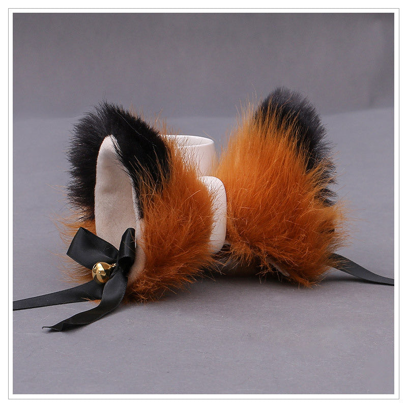 Lovely Plush Cat Ear Hairclip Fox Ear Cosplay Headdress