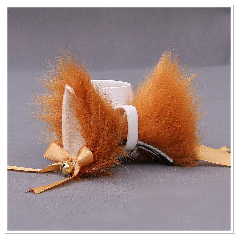 Lovely Plush Cat Ear Hairclip Fox Ear Cosplay Headdress