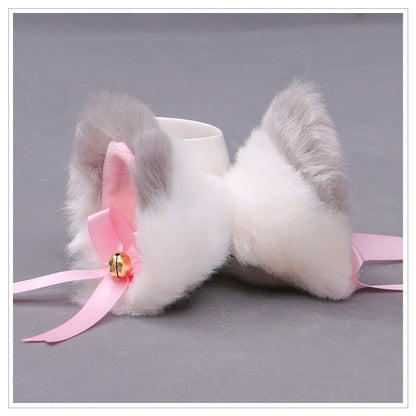 Lovely Plush Cat Ear Hairclip Fox Ear Cosplay Headdress