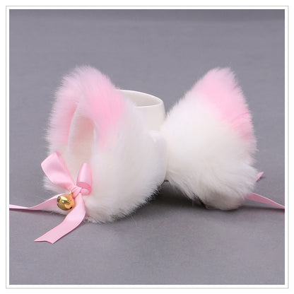 Lovely Plush Cat Ear Hairclip Fox Ear Cosplay Headdress