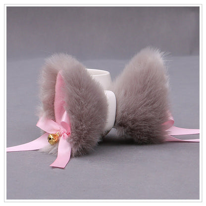 Lovely Plush Cat Ear Hairclip Fox Ear Cosplay Headdress