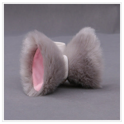 Cat Animal Ears Headdress Hair Clip Kigurumi Accessories 20638:285414