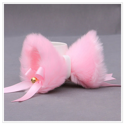 Lovely Plush Cat Ear Hairclip Fox Ear Cosplay Headdress