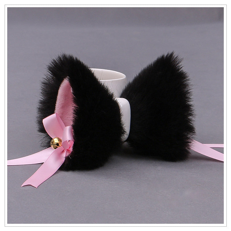 Lovely Plush Cat Ear Hairclip Fox Ear Cosplay Headdress