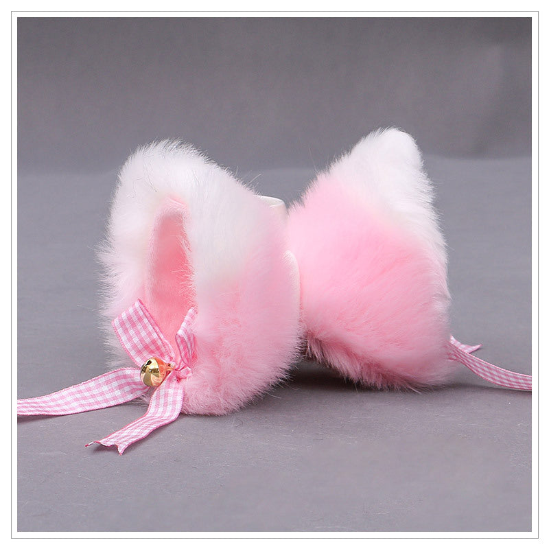 Lovely Plush Cat Ear Hairclip Fox Ear Cosplay Headdress