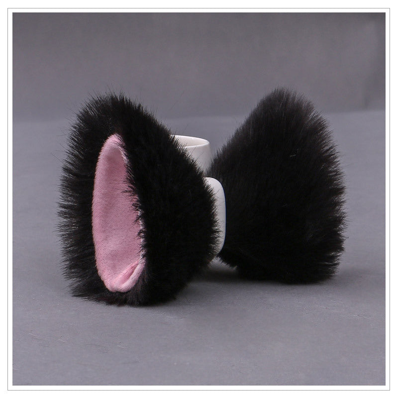 Cat Animal Ears Headdress Hair Clip Kigurumi Accessories 20638:285438