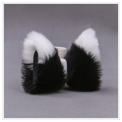 Cat Animal Ears Headdress Hair Clip Kigurumi Accessories 20638:285430