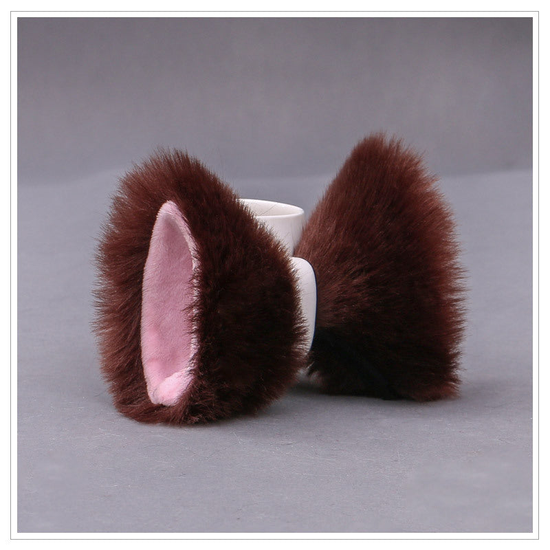 Cat Animal Ears Headdress Hair Clip Kigurumi Accessories 20638:285470