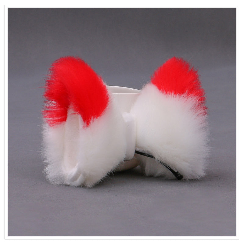 Cat Animal Ears Headdress Hair Clip Kigurumi Accessories 20638:285420