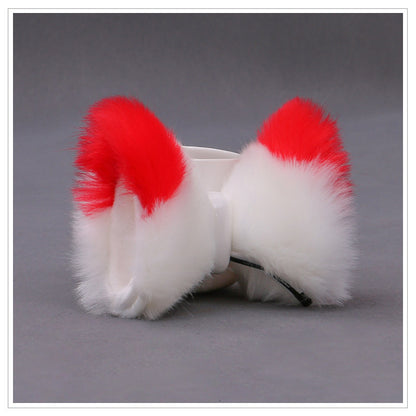 Cat Animal Ears Headdress Hair Clip Kigurumi Accessories 20638:285420