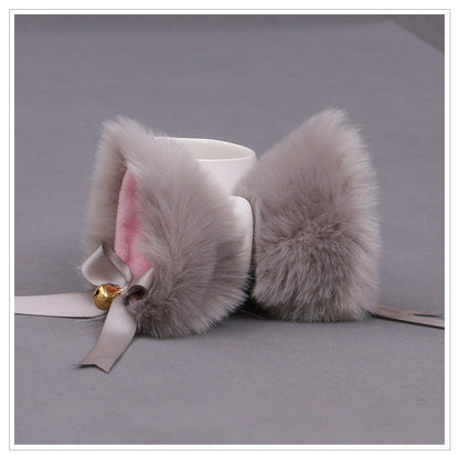 Lovely Plush Cat Ear Hairclip Fox Ear Cosplay Headdress