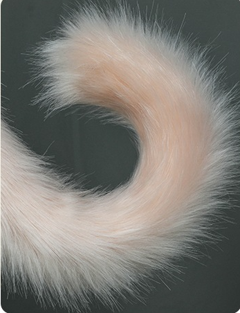 Handmade Simulation Cat Ears Plush Cat Tail Set