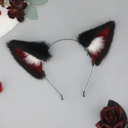 Arknights Texas Wolf Animal Ears Tail Cos Props