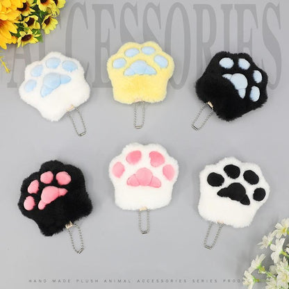 Handmade Cat Claws Keychain Pendant Toy Kawaii Accessories