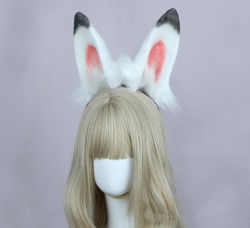 Realistic Rabbit Ears Hair Furry Cosplay Accessories 20592:284854