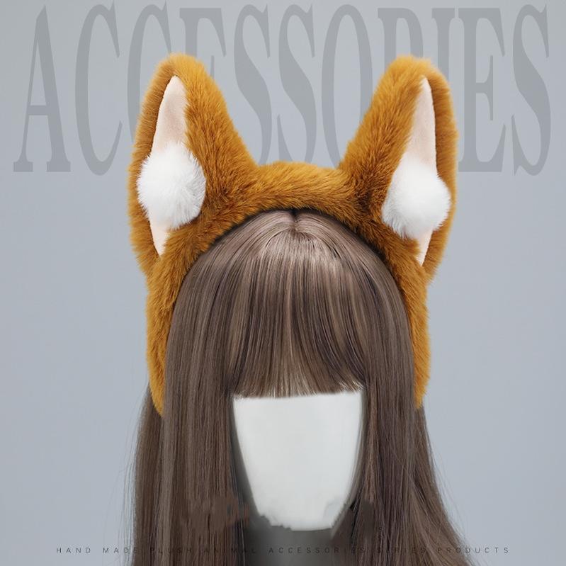 Kigurumi Accessories Lovely Plush Ball Fox Ear Hoop