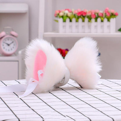 Lovely Plush Cat Ear Hairclip Fox Ear Cosplay Headdress