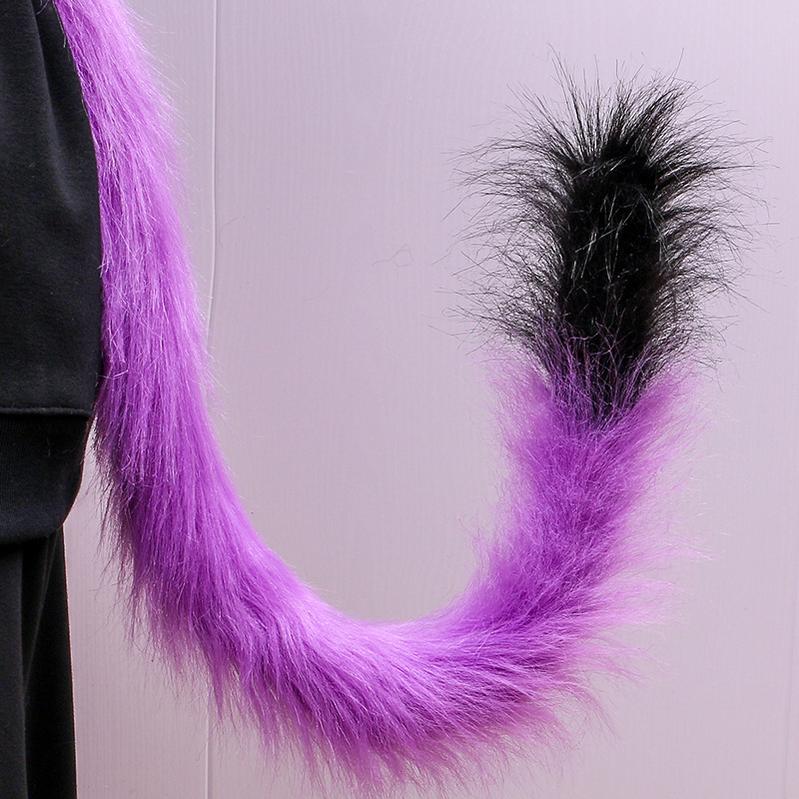 Handmade Kawaii Furry Cat Tail Animal Tail Cosplay Props