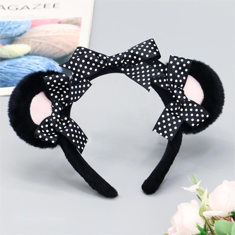 Lovely Polka Dot Bows Kigurumi Accessories  Bear Ears Hairband Multicolors 20618:285180