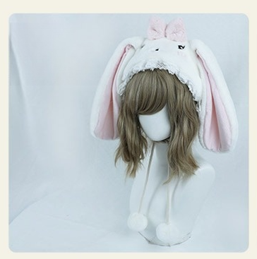 Dropped Ears Rabbit Hat Furry Accessory Lolita Style Hat