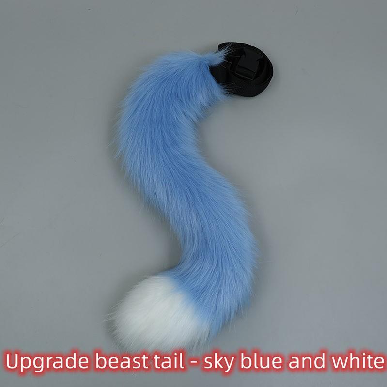 Handmade Lolita Simulation Upgrade Beasttail Plush Accessory