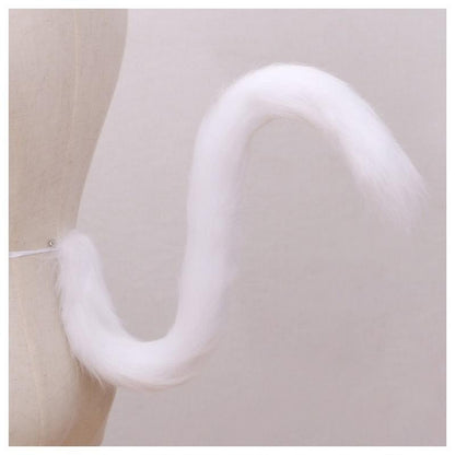 Handmade Kawaii Furry Cat Tail Animal Tail Cosplay Props