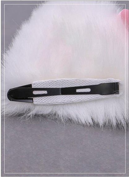 Lovely Plush Cat Ear Hairclip Fox Ear Cosplay Headdress