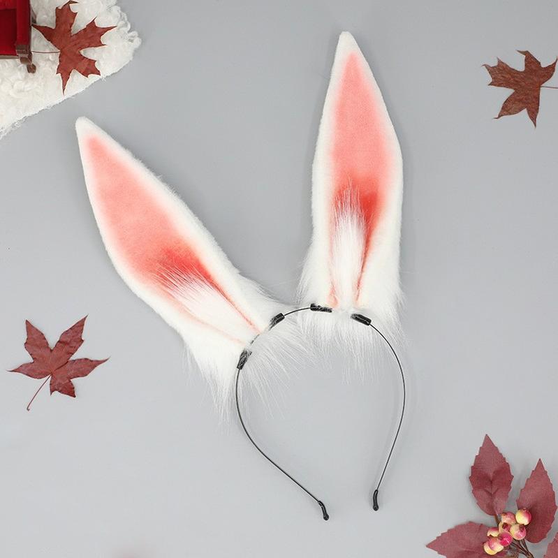 Realistic Animal Ears Bunny Headband Rabbit Ear Hairband KC Accessory