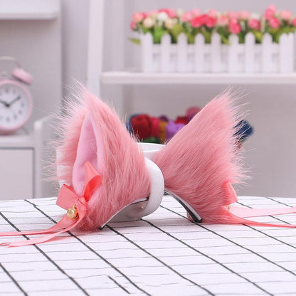 Lovely Plush Cat Ear Hairclip Fox Ear Cosplay Headdress