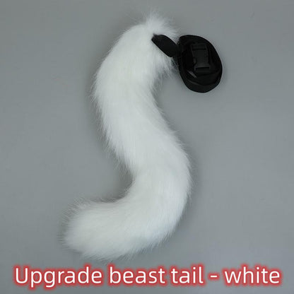 Handmade Lolita Simulation Upgrade Beasttail Plush Accessory