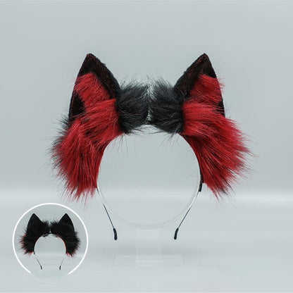 Simulated Animal Ear Headband Wolf Ears Kigurumi Accessory 20628:285336