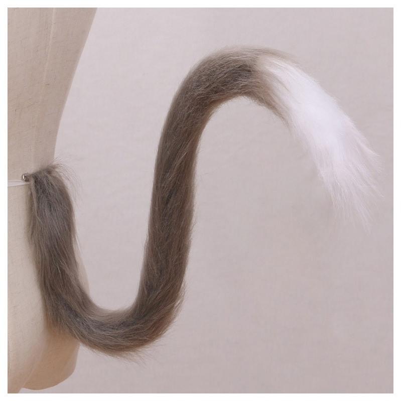 Handmade Kawaii Furry Cat Tail Animal Tail Cosplay Props